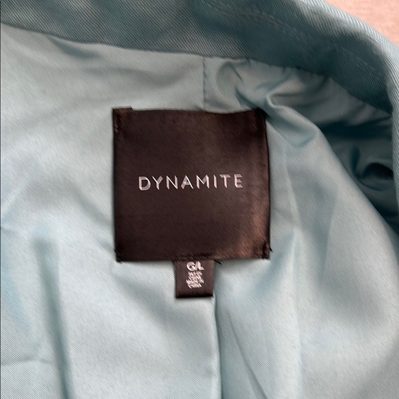 DYNAMITE NWOT Kora Cropped Linen Blazer Lined, size L - Picture 11 of 13